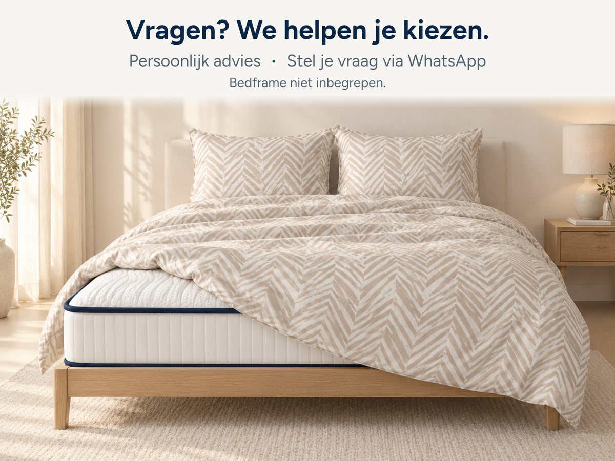 Siesta Premium Slaapbundel – Matras (26 cm dik), Beddengoed & 2 Kussens