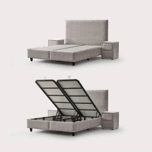 Boxspring Como opbergruimte & matras