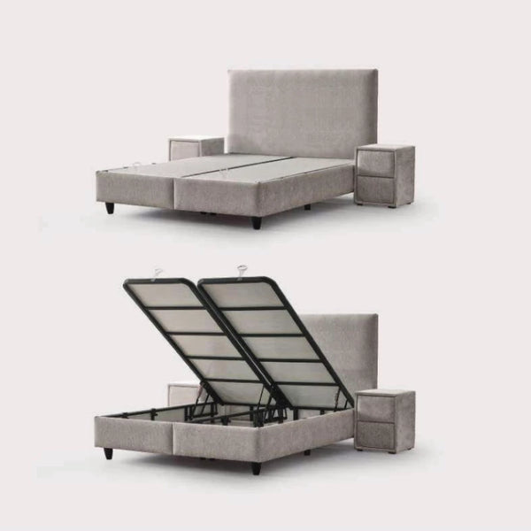 Boxspring Como opbergruimte & matras