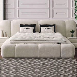 Boxspring Bumby opbergruimte + nachtkastjes + matras