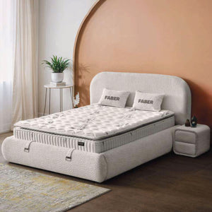 Boxspring Faber opbergruimte + matras