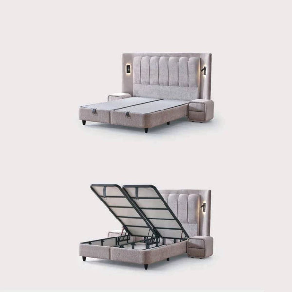 Boxspring Julie opbergruimte + matras