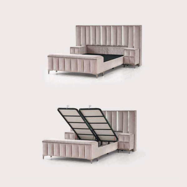 Boxspring Night Light set met opbergruimte