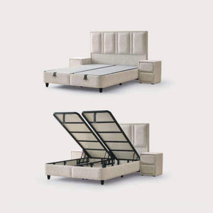 Boxspring Bella opbergruimte + matras