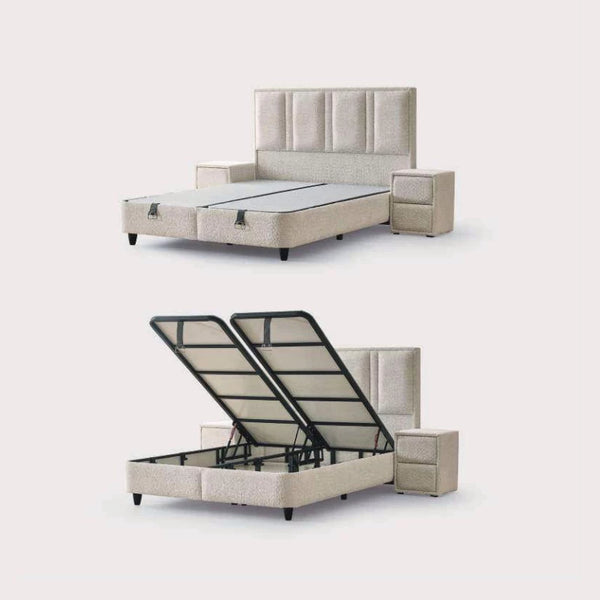 Boxspring Bella opbergruimte + matras