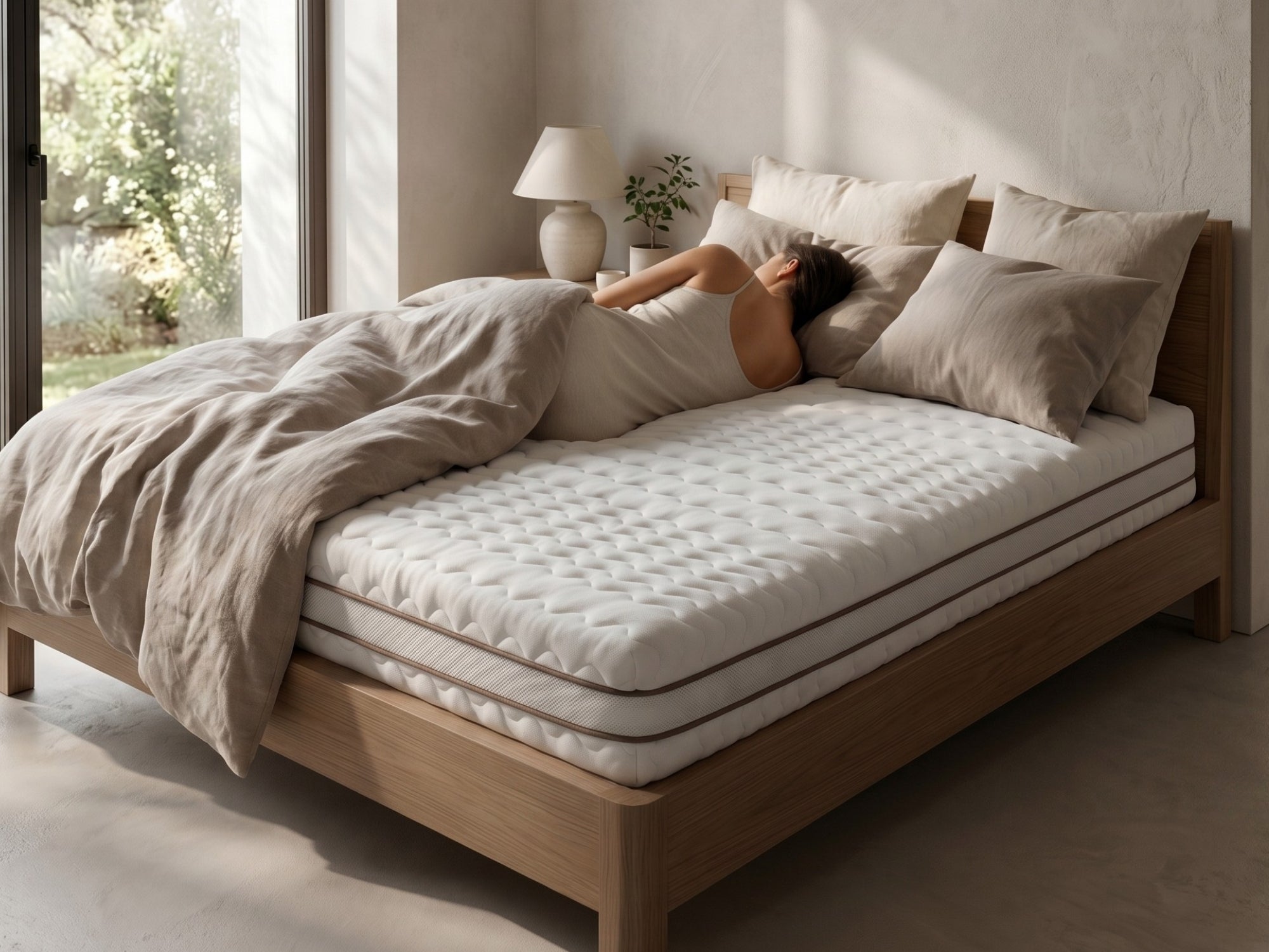 Matras Astra - Hybridschuim - 20/25 cm Dik