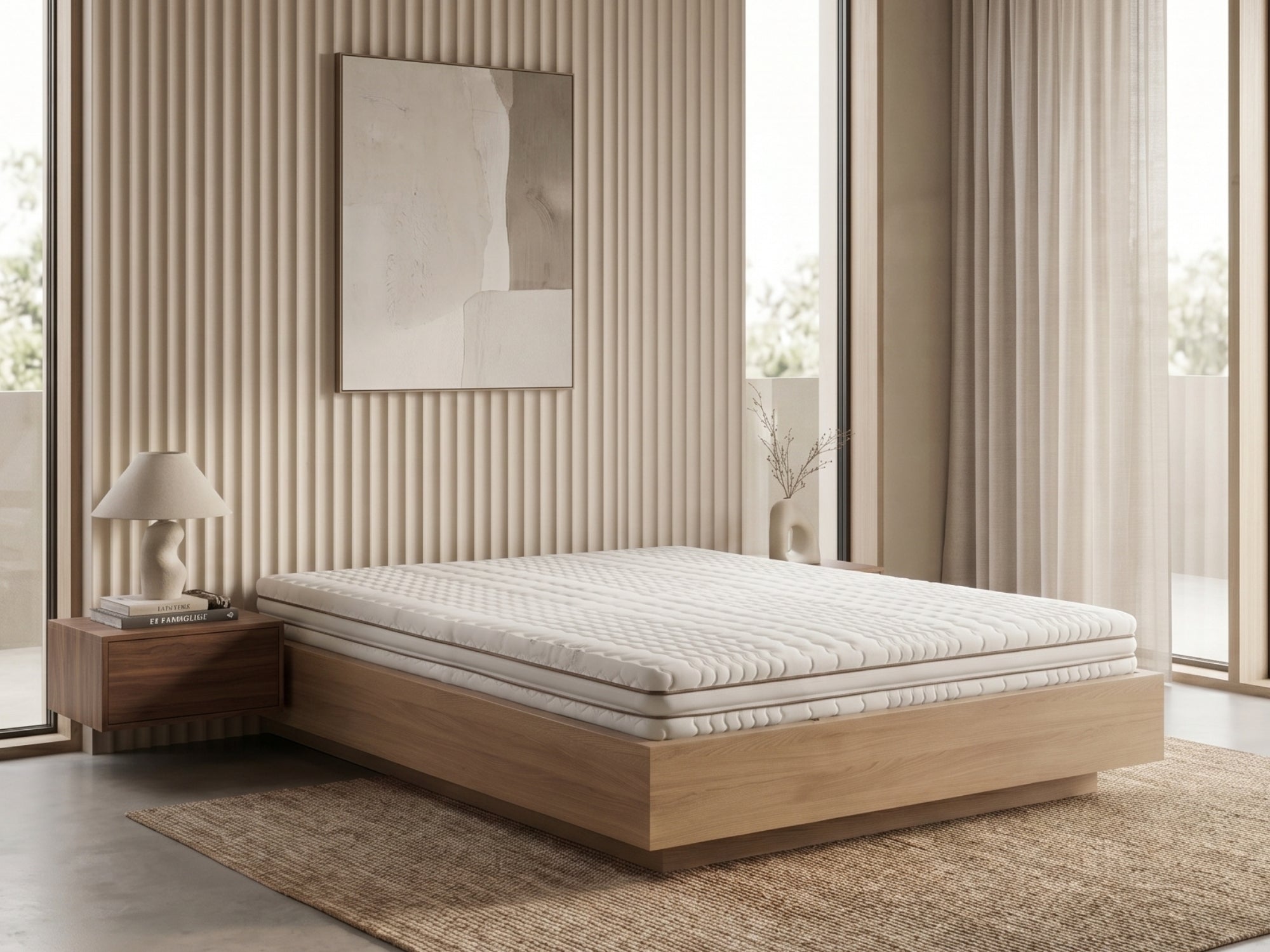 Matras Astra - Hybridschuim - 20/25 cm Dik