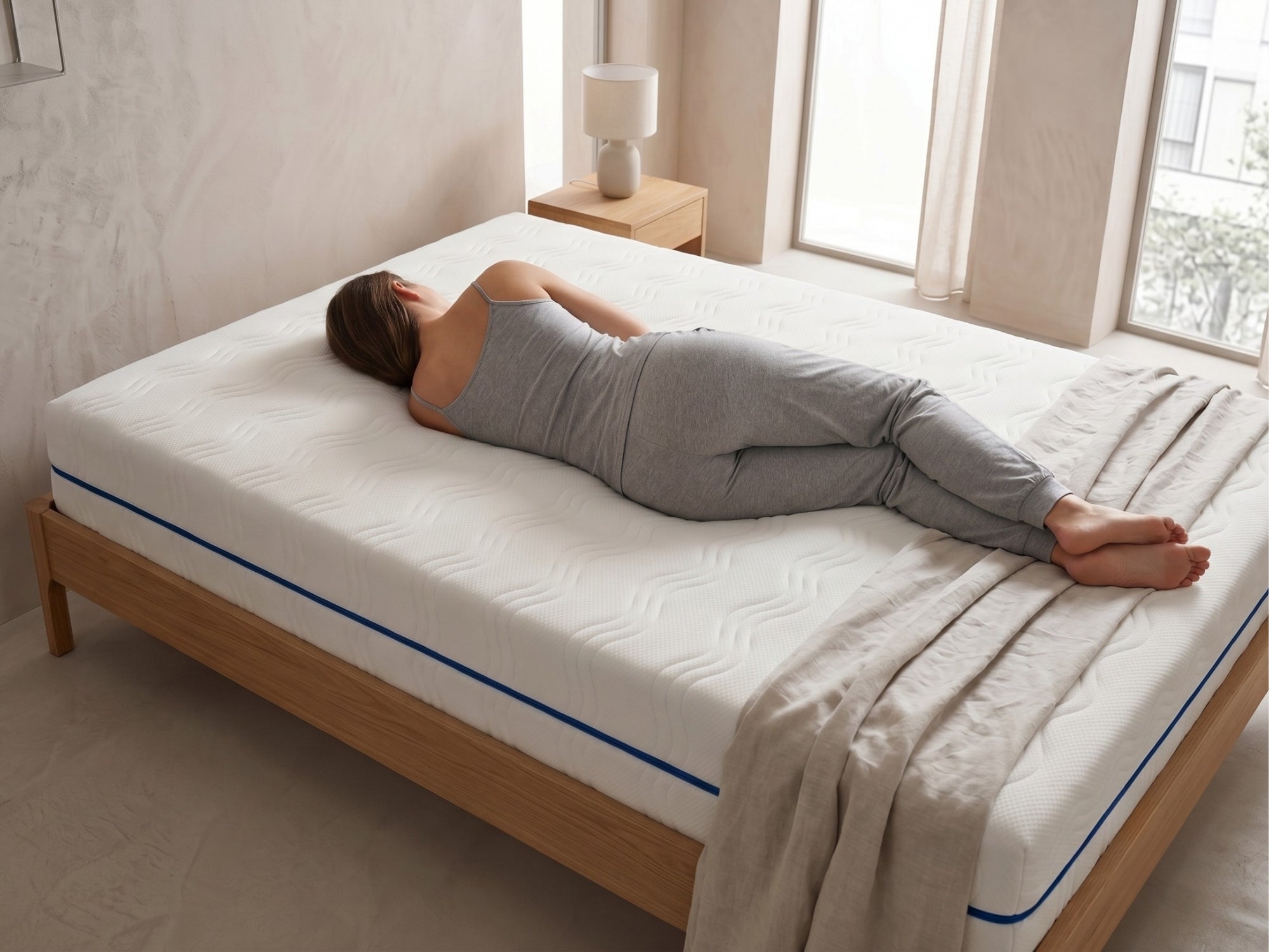 Matras Elyse - Hybrideschuim - 20/25 cm Dik