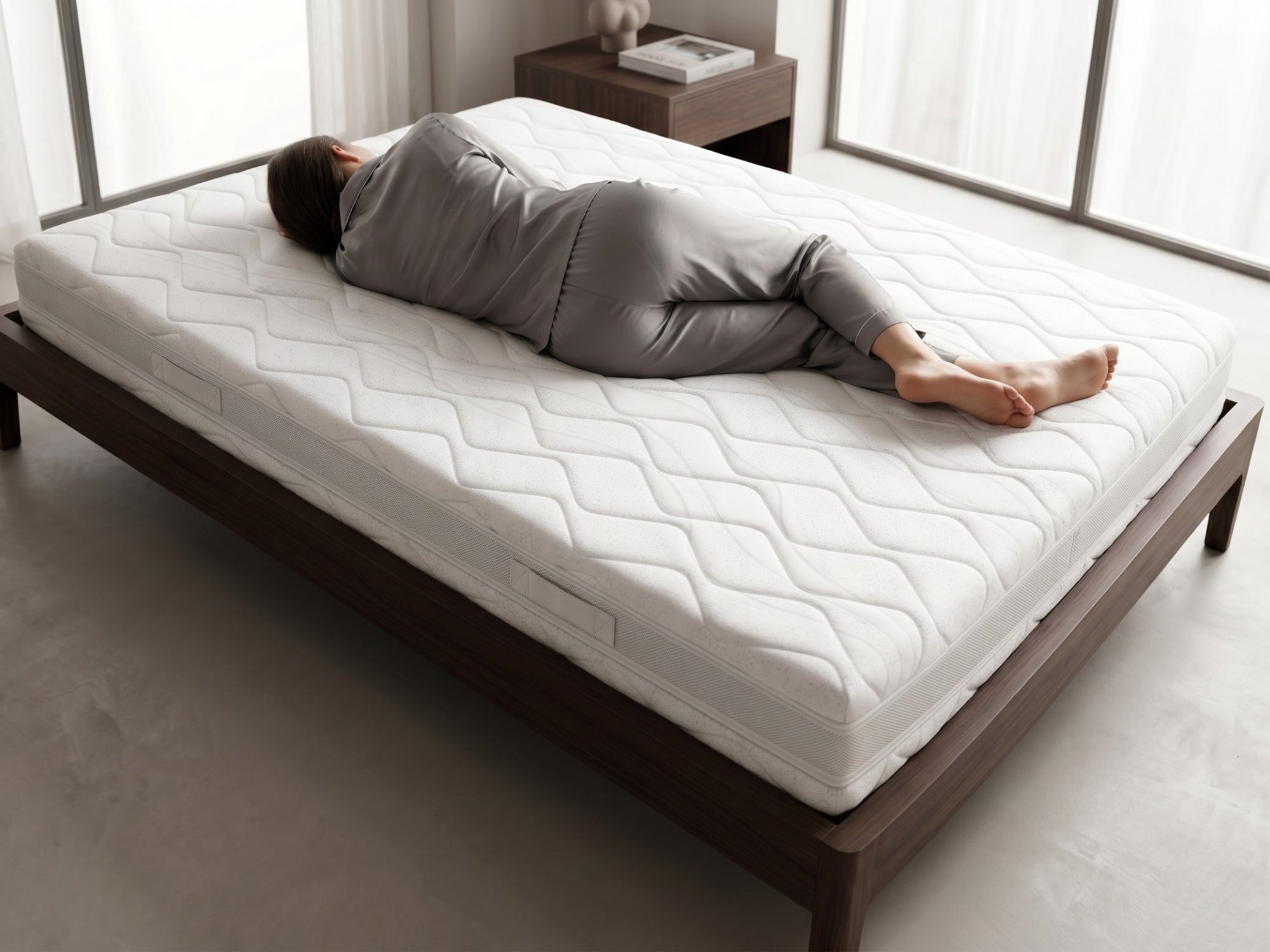 Matras Tencel - Koudschuim Pocketvering - 25 cm Dik