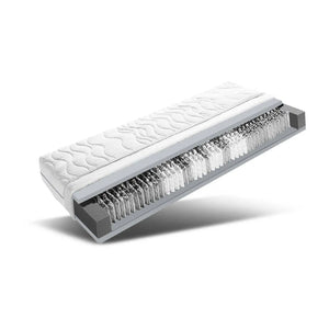 Detail van de pocketveren in Matras Isabel pocket-koudschuim